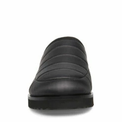 Budget 🎉 SteveMadden SLIDE BLACK ⌛ -Steve Madden Shoes For Men Sales STEVEMADDEN SHOES SLIDE BLACK FRONT