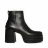 Discount ⌛ SteveMadden VIPER BLACK LEATHER ⭐