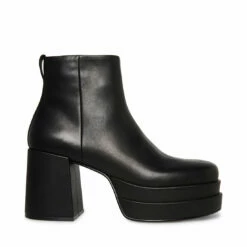 Discount ⌛ SteveMadden VIPER BLACK LEATHER ⭐